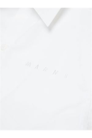 camicia in cotone bianco MARNI KIDS | M01229M00NT0M111